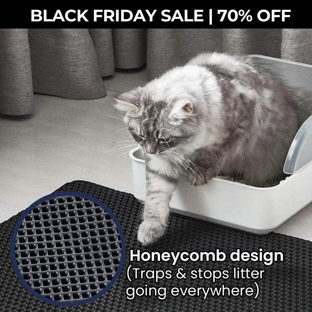 MeowZone™ - Mess Free Litter Mat (70% OFF)