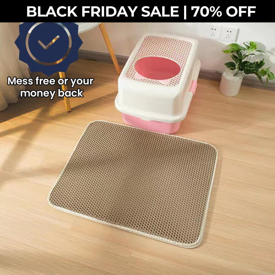 MeowZone™ - Mess Free Litter Mat (70% OFF)