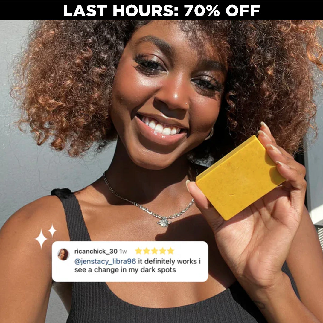 BrightSkin™ - Turmeric Brightening Soap (70% OFF)